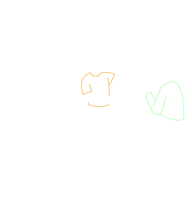 An illustration of someone behind the bar making coffee for the visitor sitting at the bar.